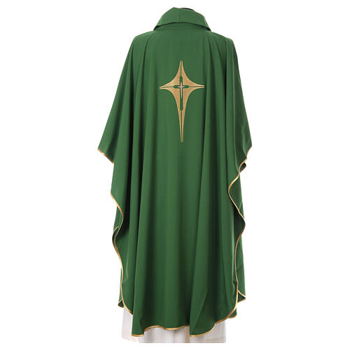 Chasuble in 100% polyester with stylised cross 7