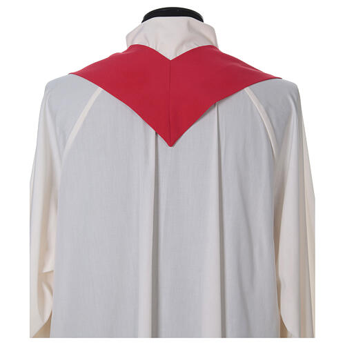 Chasuble in 100% polyester with stylised cross 11