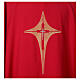 Chasuble in 100% polyester with stylised cross s2