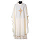 Chasuble in 100% polyester with stylised cross s5