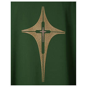 Casullas: Casulla 100% poliéster cruz estilizada