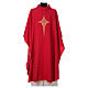Monastic Chasuble in 100% polyester with stylized cross s4