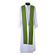 Chasuble in 80% polyester 20% wool, IHS, grapes and wheat embroi s10