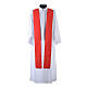 Chasuble in 80% polyester 20% wool, IHS, grapes and wheat embroi s11