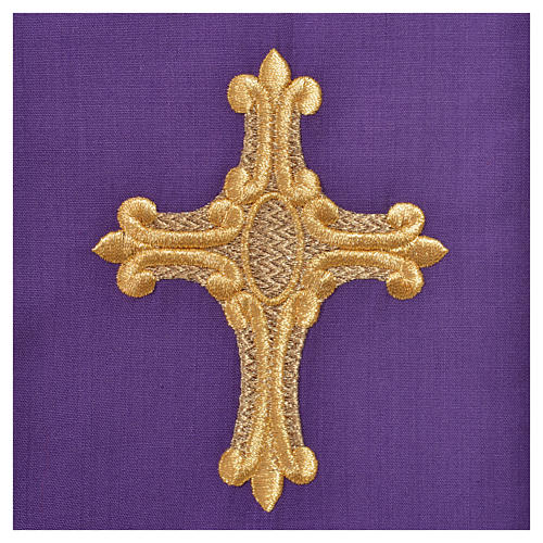 Ornat 100% wełna IHS relief dekoracja 15