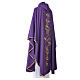 Chasuble in 80% polyester 20% wool, IHS golden embroidery s4