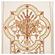IHS Chasuble in 100% wool with ears of wheat embroidery s7