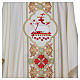 Chasuble in 80% polyester 20% wool, Lamb of God s3