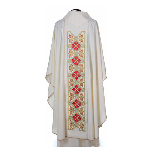 Pastor Chasuble with Lamb of God symbol in 80% polyester 20% wool 2