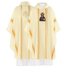 Casullas: Casulla 100% poliéster Pantocrator