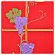 Chi-Rho Chasuble with ears of wheat, grapes in 100% s4