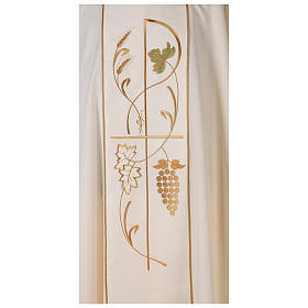 Chasuble liturgique 100% polyester épis raisins