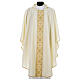 Chasuble 100% polyester décors croix dorées s7