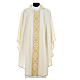 Liturgical Chasuble 100% polyester golden crosses embellishment s4