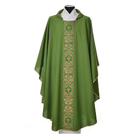 Catholic Chasuble 100% polyester golden embellishments