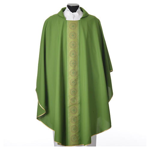 Gothic Chasuble with cross embellishments in polyester 6