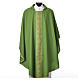 Gothic Chasuble with cross embellishments in polyester s6