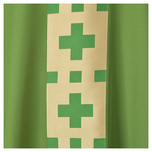 Sacred Chasuble in polyester with regular crosses 7