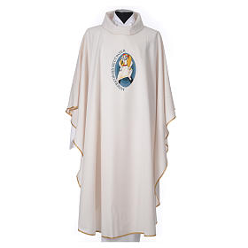 Chasubles: STOCK Chasuble Année Sainte avec impression polyester 100%