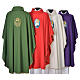 STOCK Chasuble Jubilee with LATIN application 100% polyester s2