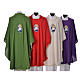 STOCK Casula Giubileo Misericordia 100% poliestere LATINO ricamo macchina s2
