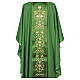Chasuble in 100% wool and machine embroidered stole Gamma s2