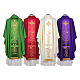 Chasuble in 100% wool and machine embroidered stole Gamma s9