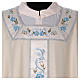 Marian chasuble in 100% wool with embroidered stole Gamma s2