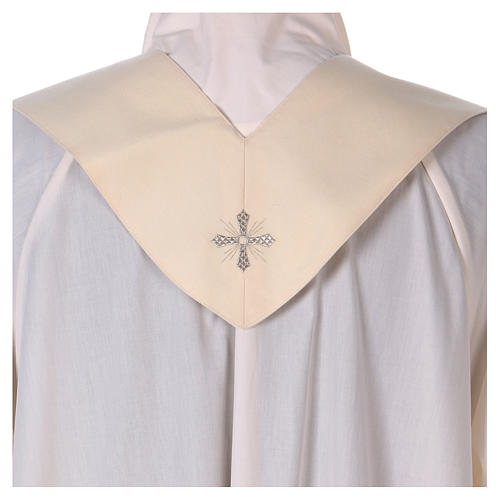 Marian Priest Chasuble in 100% wool with embroidered stole Gamma 7