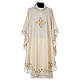 Chasuble in 100% wool with embroidered cross on neck Gamma s7