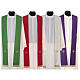 Chasuble in 100% wool with embroidered cross on neck Gamma s14