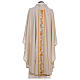 Chasuble in 100% wool with lurex and super soft damask stole Gamma s5