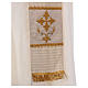 Priest Chasuble with damask stole in 100% wool with lurex and super soft Gamma s7
