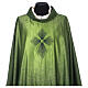 STOCK Liturgical Wool Chasuble in blended color with embroided Cross Gamma s2