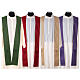 STOCK Liturgical Wool Chasuble in blended color with embroided Cross Gamma s10