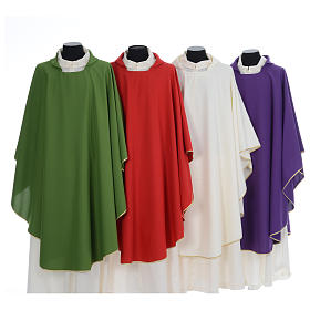 Chasuble liturgique simple 100% polyester