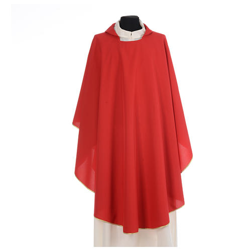 Chasuble liturgique simple 100% polyester 4