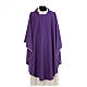 Chasuble liturgique simple 100% polyester s6