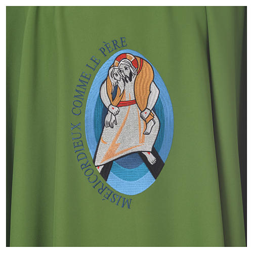 STOCK Pope Francis' Jubilee Chasuble with FRENCH writing 6