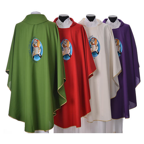 STOCK Pope Francis' Jubilee Chasuble with Spanish writing 2