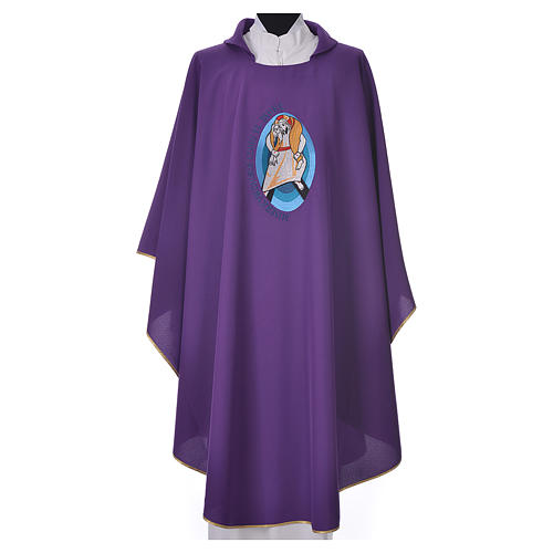 STOCK Pope Francis' Jubilee Chasuble with Spanish writing 3