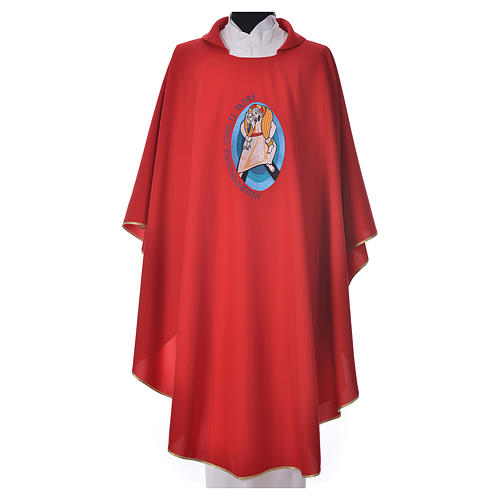 STOCK Pope Francis' Jubilee Chasuble with Spanish writing 5