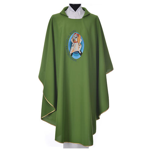 STOCK Pope Francis' Jubilee Chasuble with Spanish writing 6