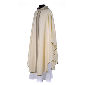 Messgewänder: Kasel aus leiten Wolle