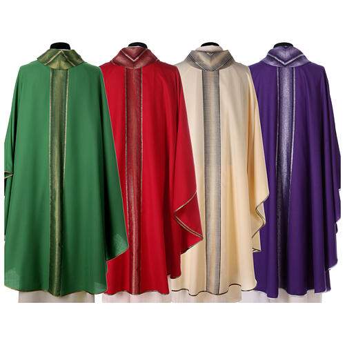 Chasuble in pure thin wool Gamma 10
