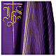 Chasuble in double twist wool, hand-woven fabric s8