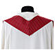Chasuble in double twist wool, hand-woven fabric s16