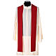 Chasuble with three crosses and woven embroideries s8