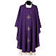 Gothic Chasuble with three crosses and woven embroideries s6
