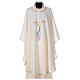 Priest Chasuble with three golden ears of wheat and grapes s3